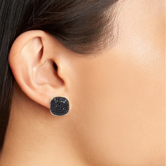 Kate Spade ♠️ New York pave square stud Earrings - Picture 3 of 5